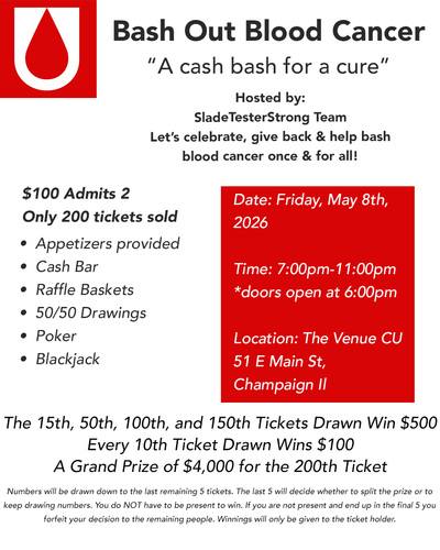 Bash Out Blood Cancer poster