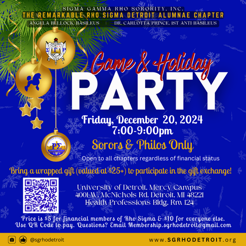 Holiday Party & Game Night! poster