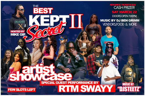 The Best Kept Secret II Artist Showcase poster