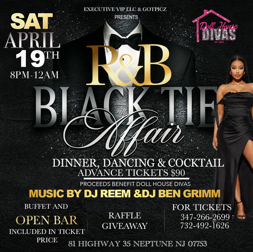 R&B Black Tie Affair poster