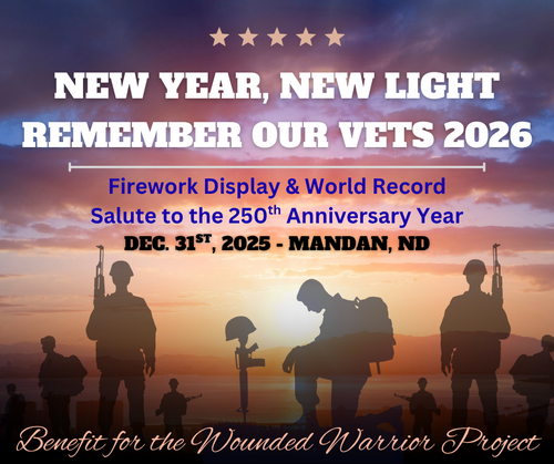 Mandan New Years Eve Firework Show Celebration poster