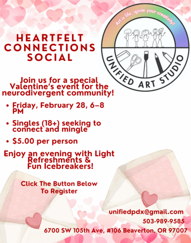 Heartfelt Connections Social - Rescheduled  poster