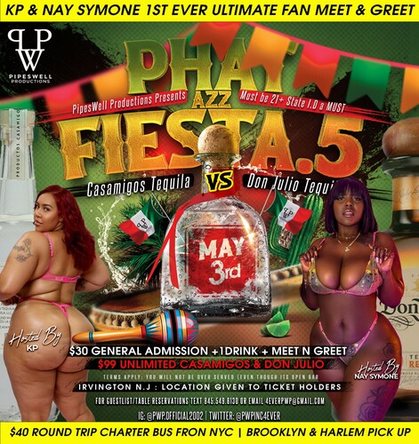 PipesWell Productions: Phat Azz Fiesta 5 | Casamigos VS Don Julio Tequilas poster