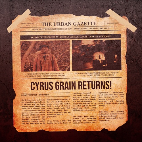 Pantophobia's Haunted Attraction "The Wrath of Cyrus Grain Terror on the Trail" image