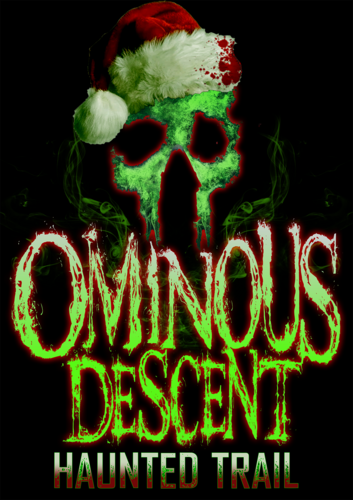 Ominous Descent Christmas Nightmares 2024 - Haunted Trail poster