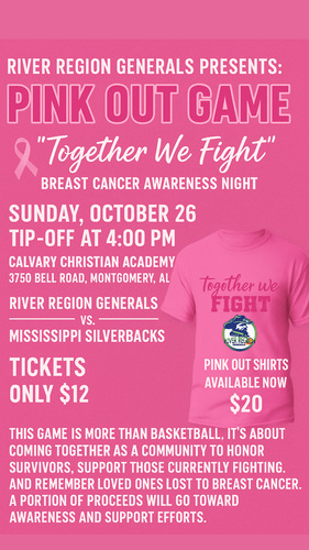 Get ready for the Season Opener: Paint It Pink for Breast Cancer Awareness! poster