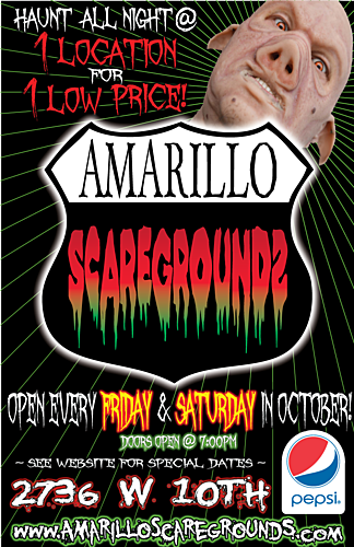 Amarillo Scaregrounds 2026 poster