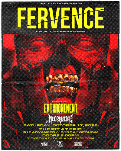 FERVENCE with Special Guest ENTHRONEMENT & NECROMIRE @ The Pit at EPIC poster