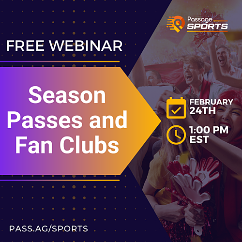 FREE Webinar: More Revenue from your BIGGEST Fans with Season Passes & Fan Clubs image