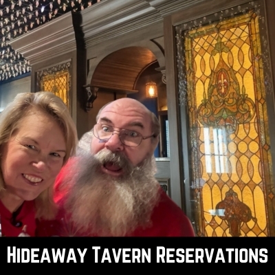 Every Day Dining at The Hideaway Tavern & Patio, reservations or walk-in poster