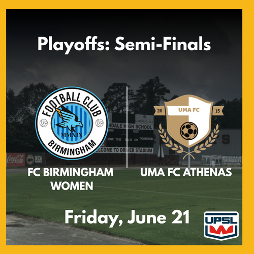 UPSL Women: FC Birmingham Women vs UMA FC Athenas poster