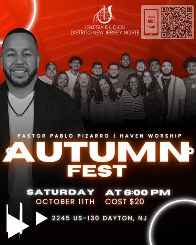 Autumn Fest 2025 - Church of God Northern District of NJ  poster