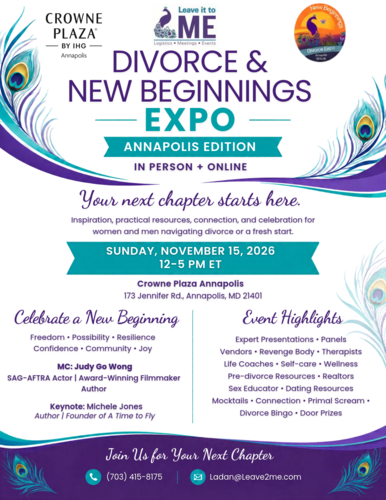 Divorce and New Beginnings Expo (Annapolis Edition) poster