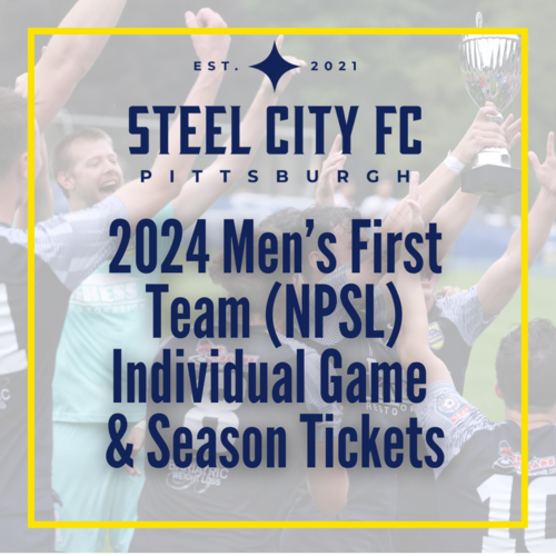 Steel City FC Season Tickets 2025 (Mens/NPSL) poster