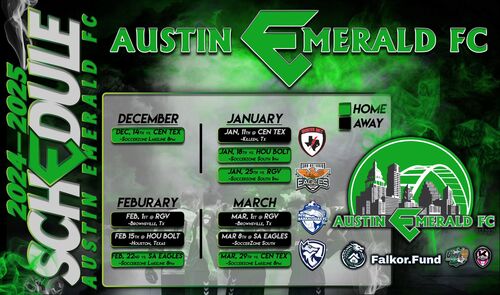 Austin Emerald FC vs San Antonio Eagles poster