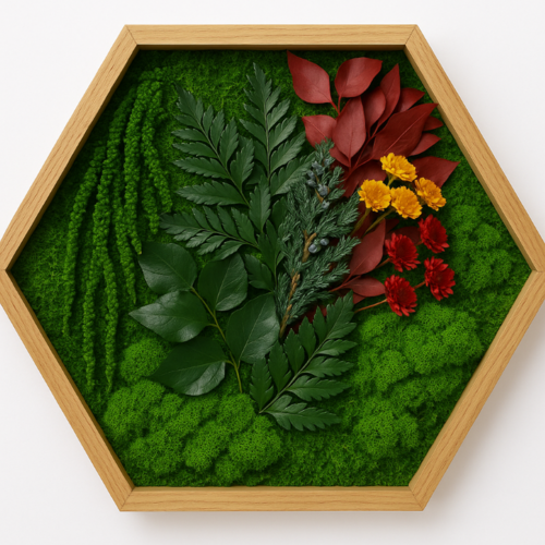 Moss & Mingle Moss Panel Making poster