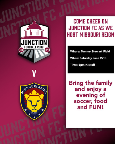 Junction FC v Missouri Reign poster