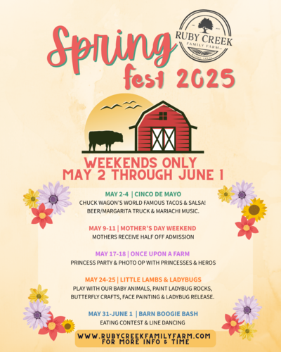 Ruby Creek Spring Fest poster
