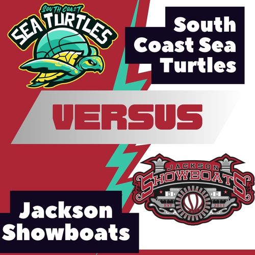 Jackson Showboats vs. South Coast Sea Turtles poster