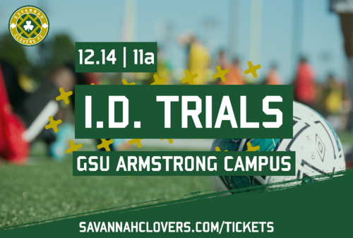 Savannah Clovers- December ID Trials poster