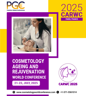 Cosmetology Aging and Rejuvenation World Conference (CARWC 2025) poster