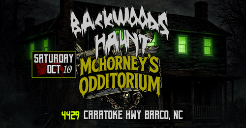 BACKWOODS HAUNT NIGHT 3  {OCT  10TH}  poster