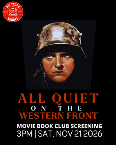 All Quiet on the Western Front (1930) Movie Book Club Screening!  poster