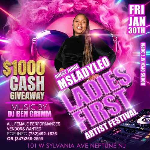 Ladies First Artist Festival poster