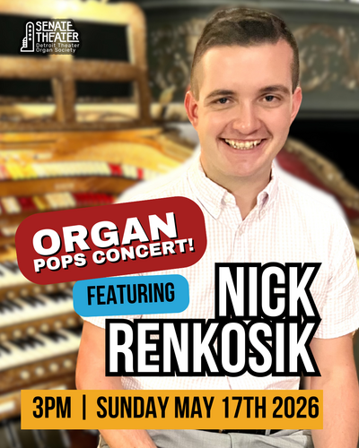 Organ Pops Concert Featuring Nick Renkosik poster