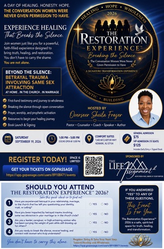 The Restoration Experience 2026 poster