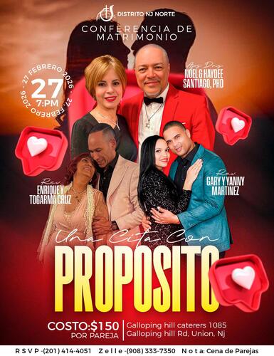 Conferencia de Matrimonio - Una Cita Con Proposito poster