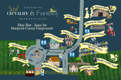 2026  Yosemite Chivalry Festival Scottish Games poster