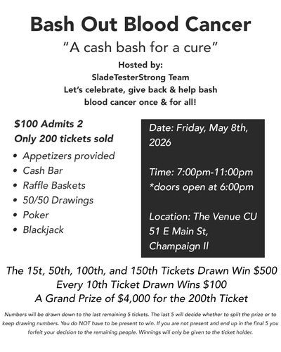 Bash Out Blood Cancer poster