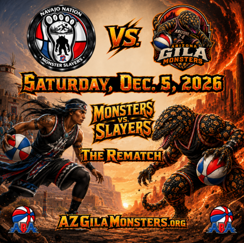 Arizona Gila Monsters vs Navajo Nation Monster Slayers poster