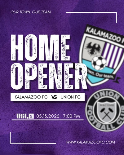 Kalamazoo FC Men vs. Union Macomb FC poster