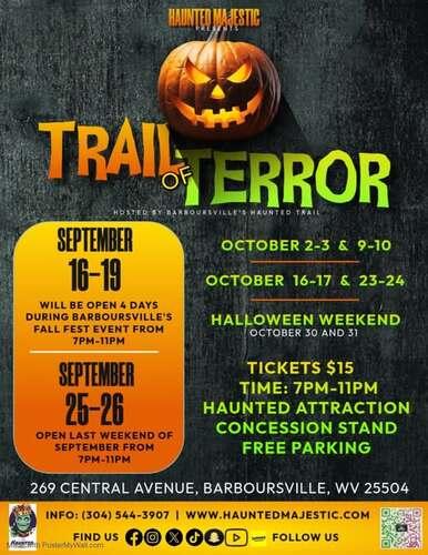 The Haunted Majestic Presents: Trail of Terror poster