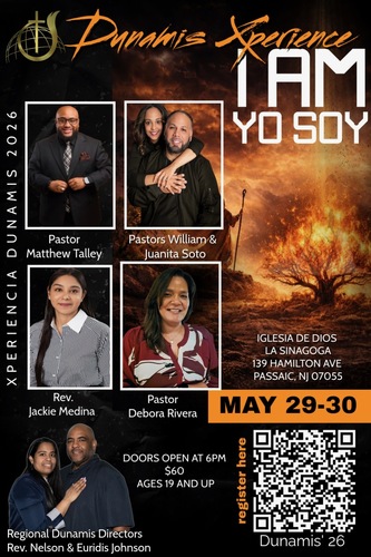 Church of God Northeast Hispanic Region's Dunamis: I AM / YO SOY (ages 19-35)  poster