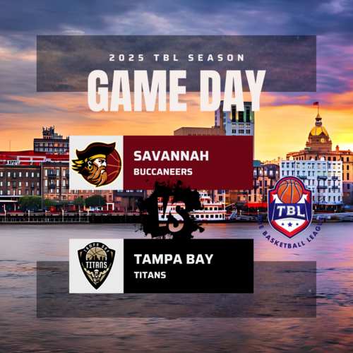 Savannah Buccaneers vs. Tampa Bay Titans (4/26/25) poster