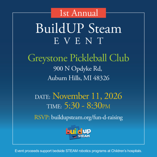 1st Annual Buildup STEAM Event poster