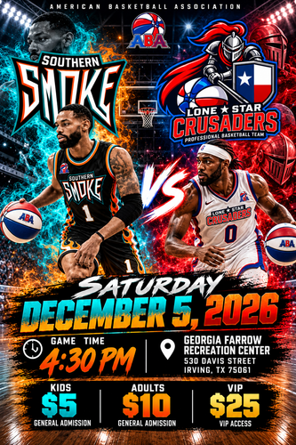 Southern Smoke vs Lone Star Crusaders poster