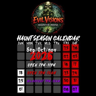 Manor Of Madness BLACKOUT 2026 poster